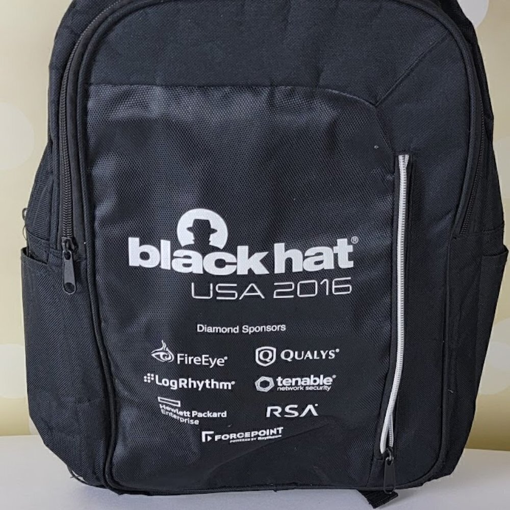 Black Hat 2016 Conference Backpack